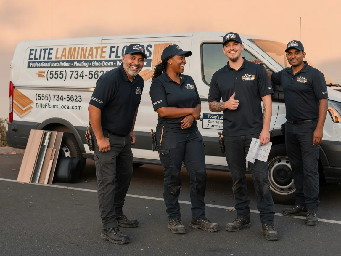 Laminate flooring installation company in Kasbeer, IL
